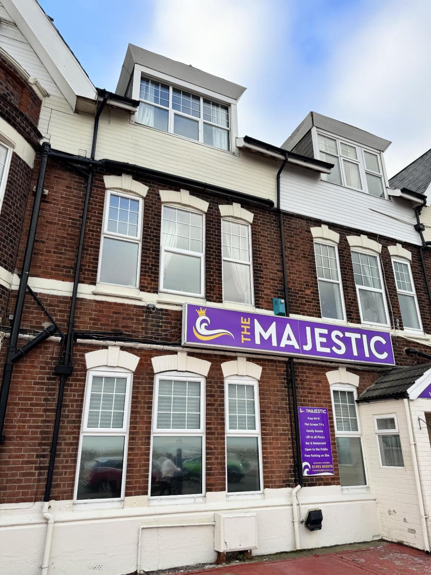 The Majestic Bed and Breakfast Great Yarmouth Esterno foto